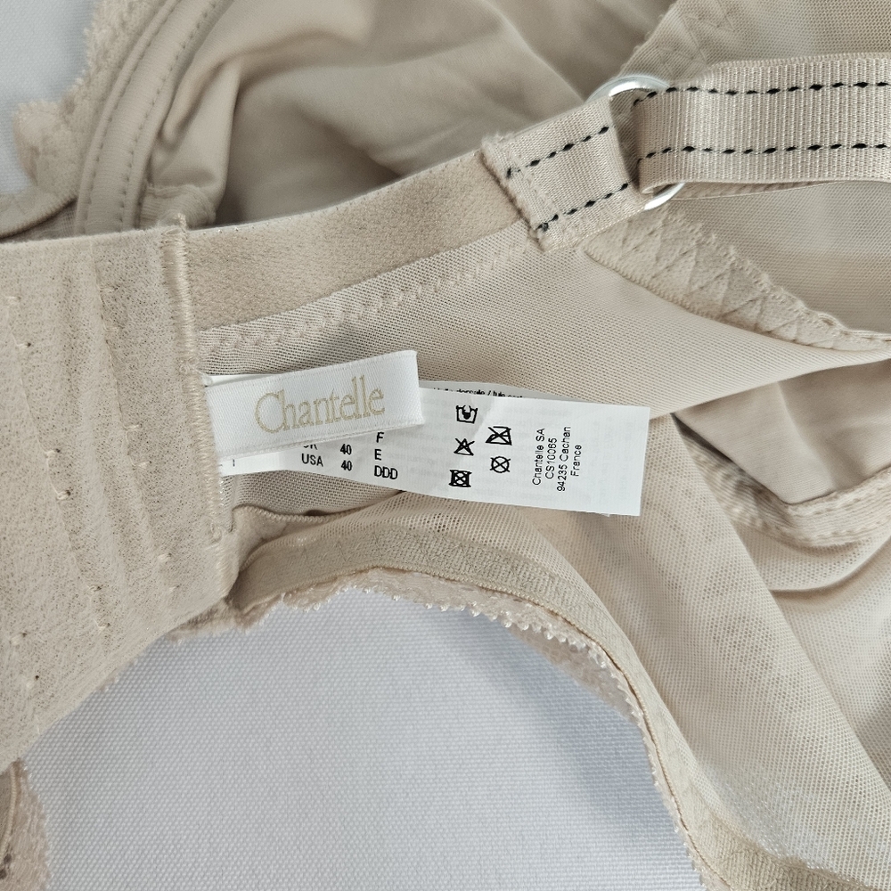 Chantelle Rive Gauche Full Coverage Unlined Bra - Size 40DDD - Picture 10 of 11